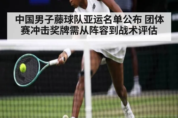 中国男子藤球队亚运名单公布 团体赛冲击奖牌需从阵容到战术评估